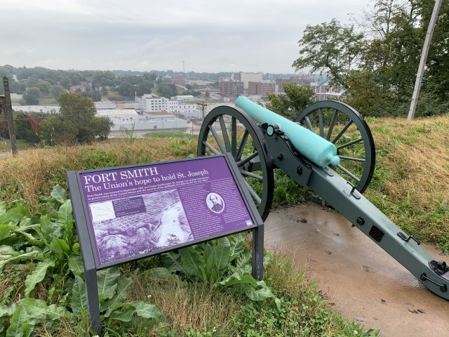 Fort Smith, overlooking St. Joseph, Missouri