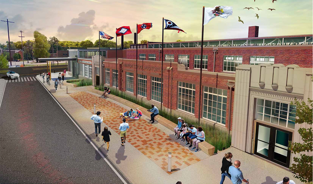 Rendering of the new Sultana Disaster Museum and Memorial Plaza